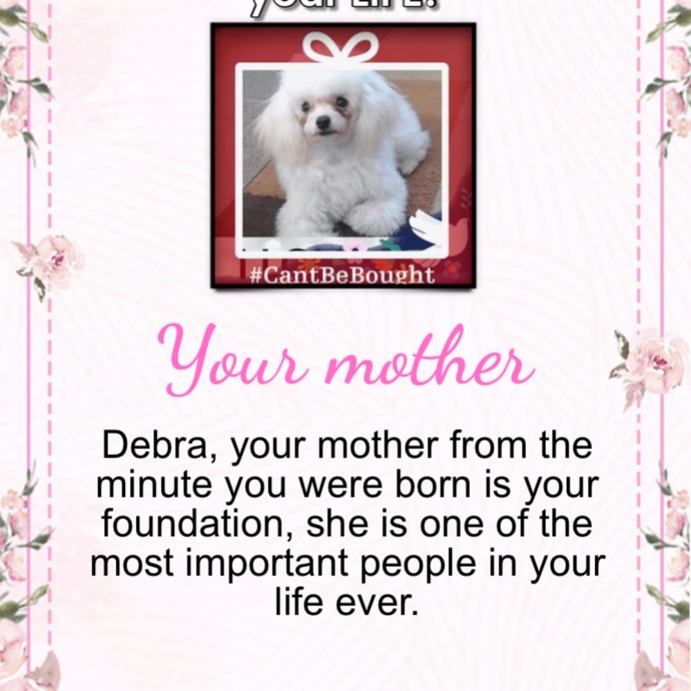 Meet your Posher, Debra